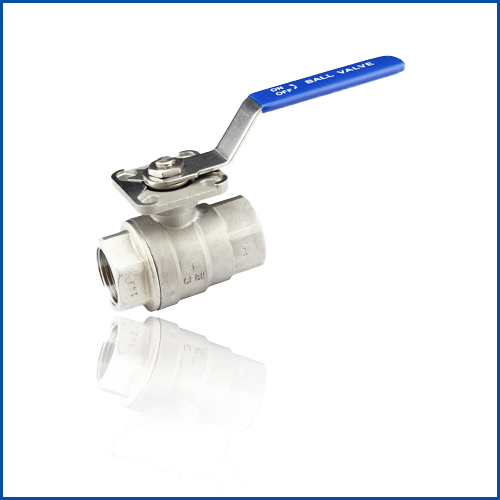 2PC BALL VALVE WITH MOUNTING PAD