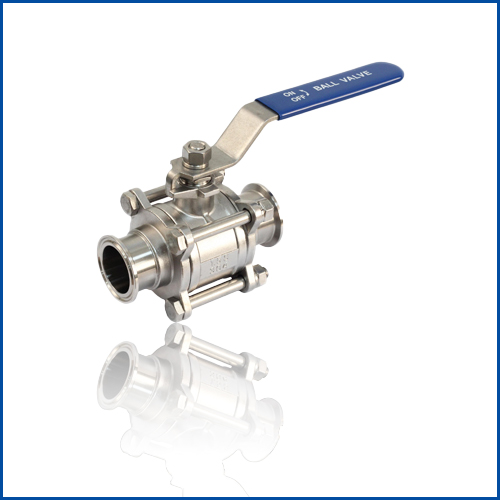 3PC BALL VALVE-CLAMPED END