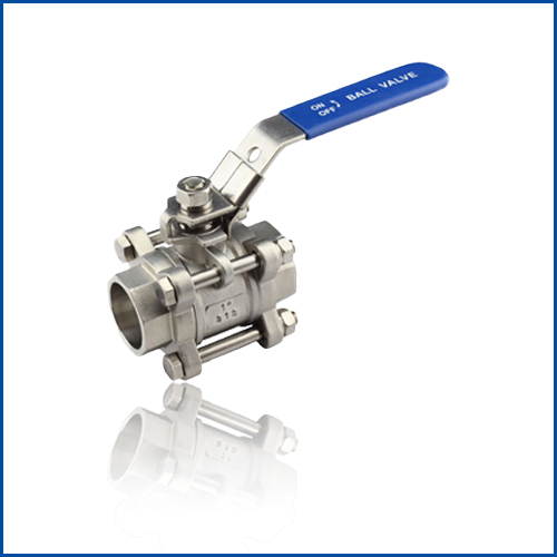 3PC SOCKET WELD BALL VALVE